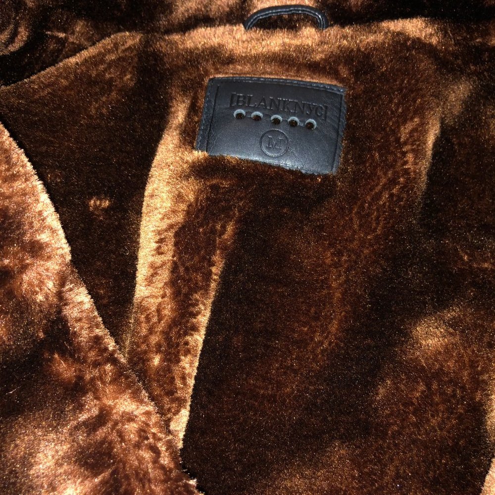 Blank Nyc Dreamers Fur & Faux Leather Moto Jacket - Picture 10 of 16